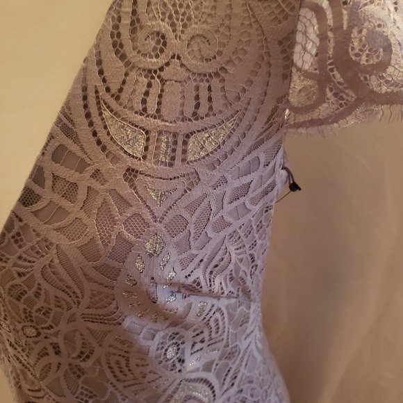 Vince Camuto Gray Lace Dress - Picture 3 of 4